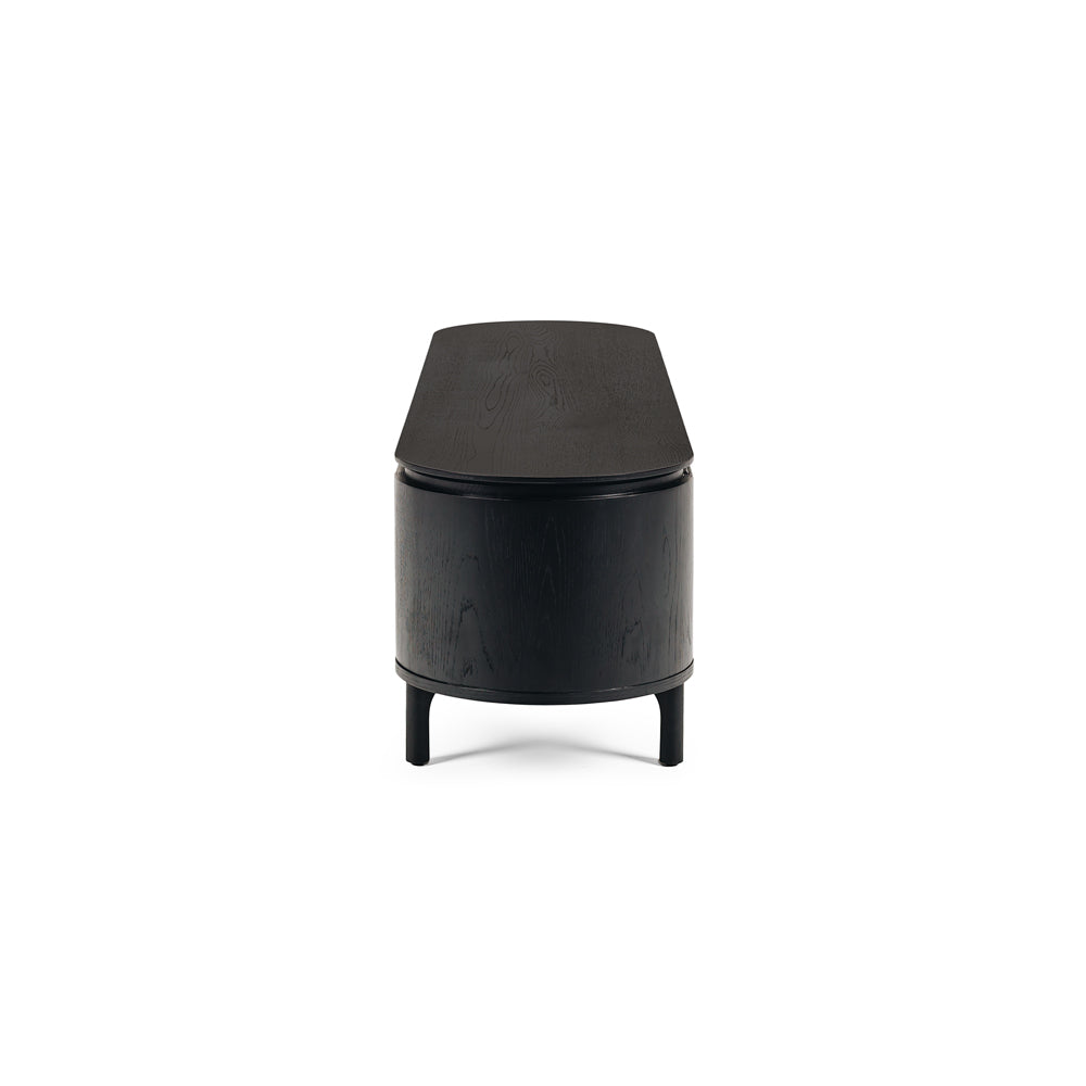 Kontur Tv Unit Black End On 