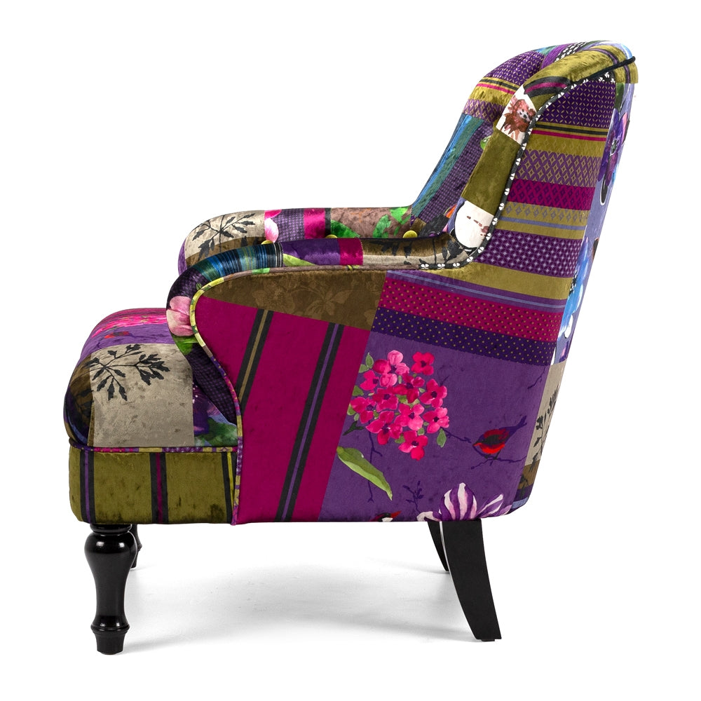 Patchwork Armchair Side 