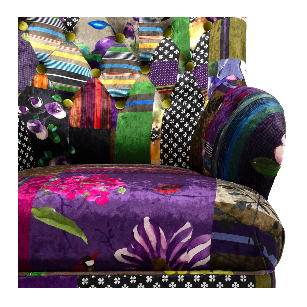 Patchwork Armchair Up Close 