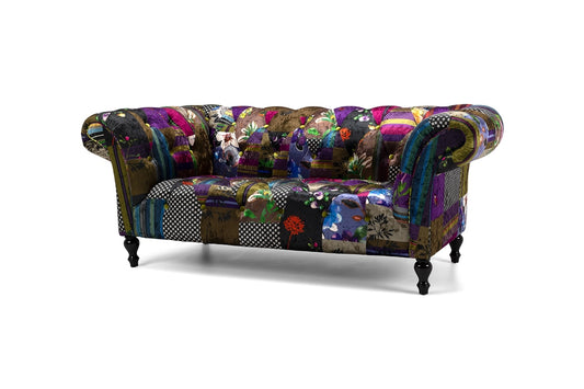 Patchwork 2 seater Loveseat