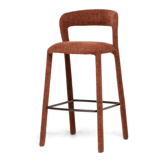 Munich Barstool Rust Burgundy