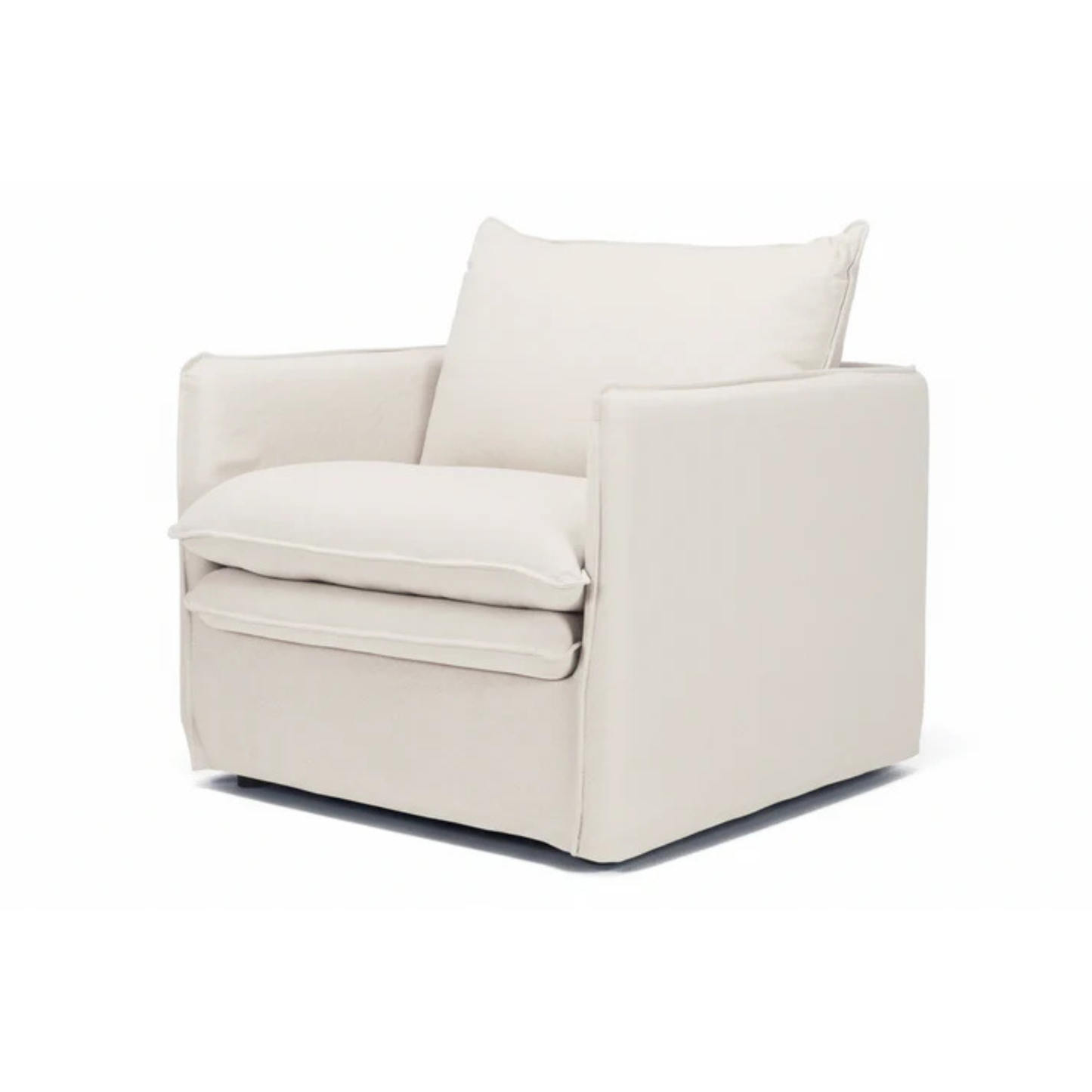 HAMILTON Armchair Slipcover Sofa - Oatmeal