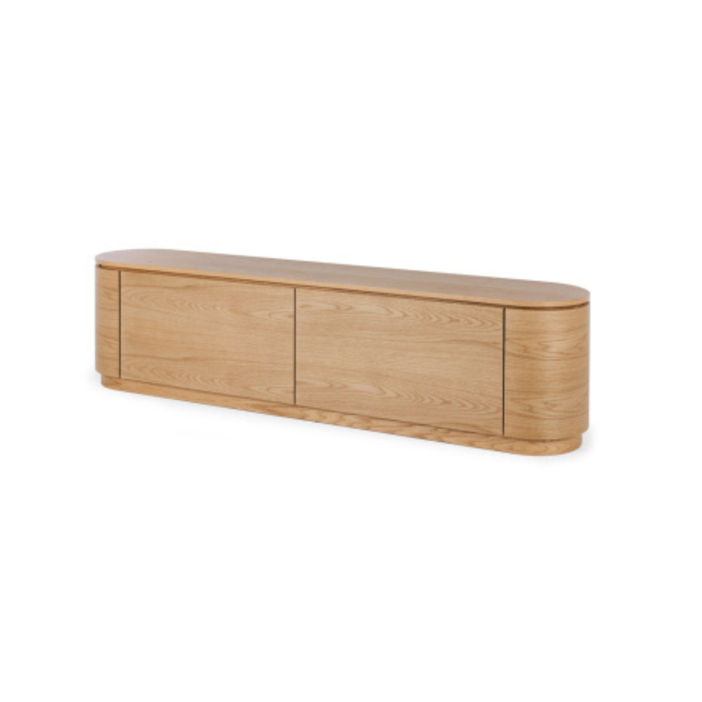 Akita Natural Oak Tv Stand (Oak Top)