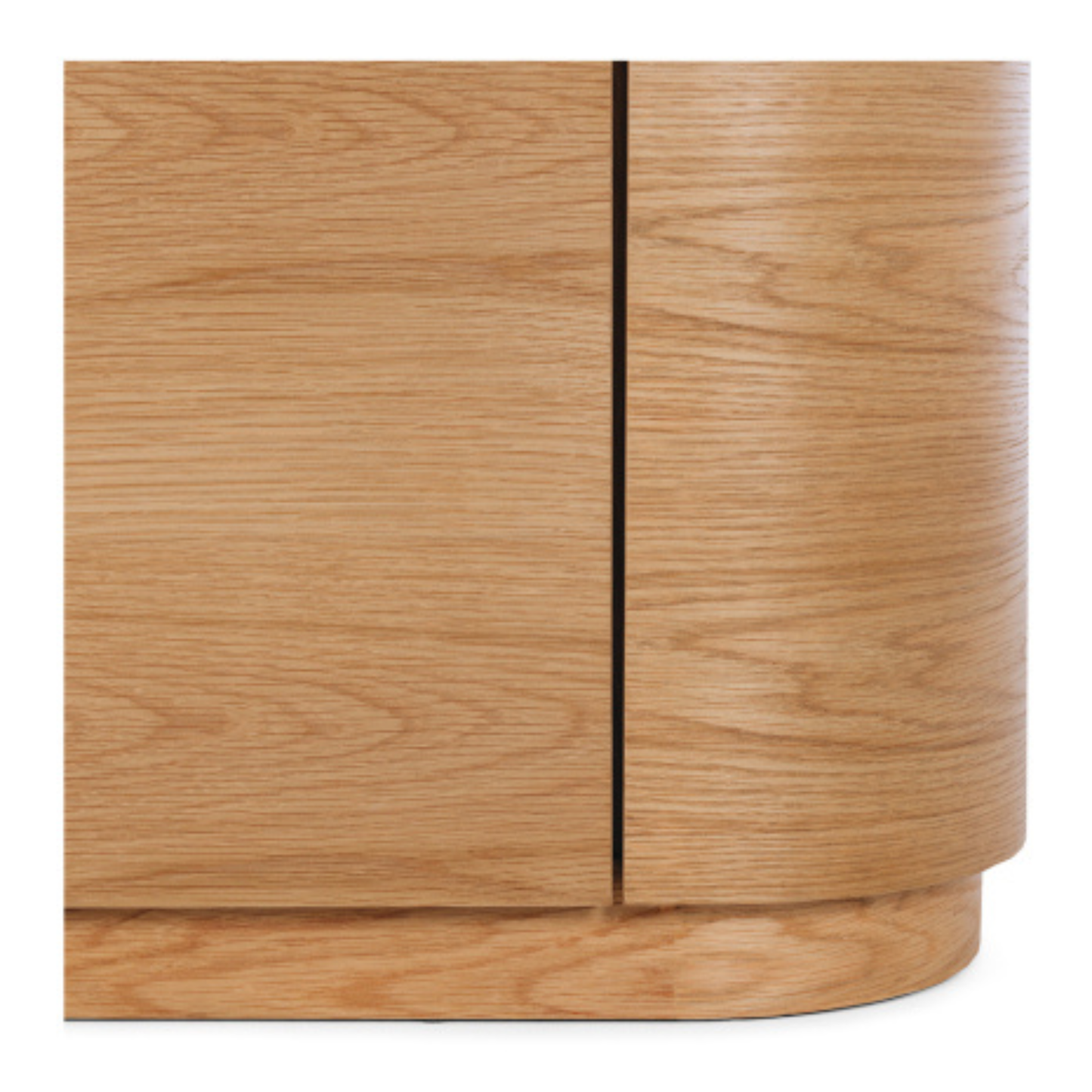 Akita Natural Oak Tv Stand (Travertine Top)