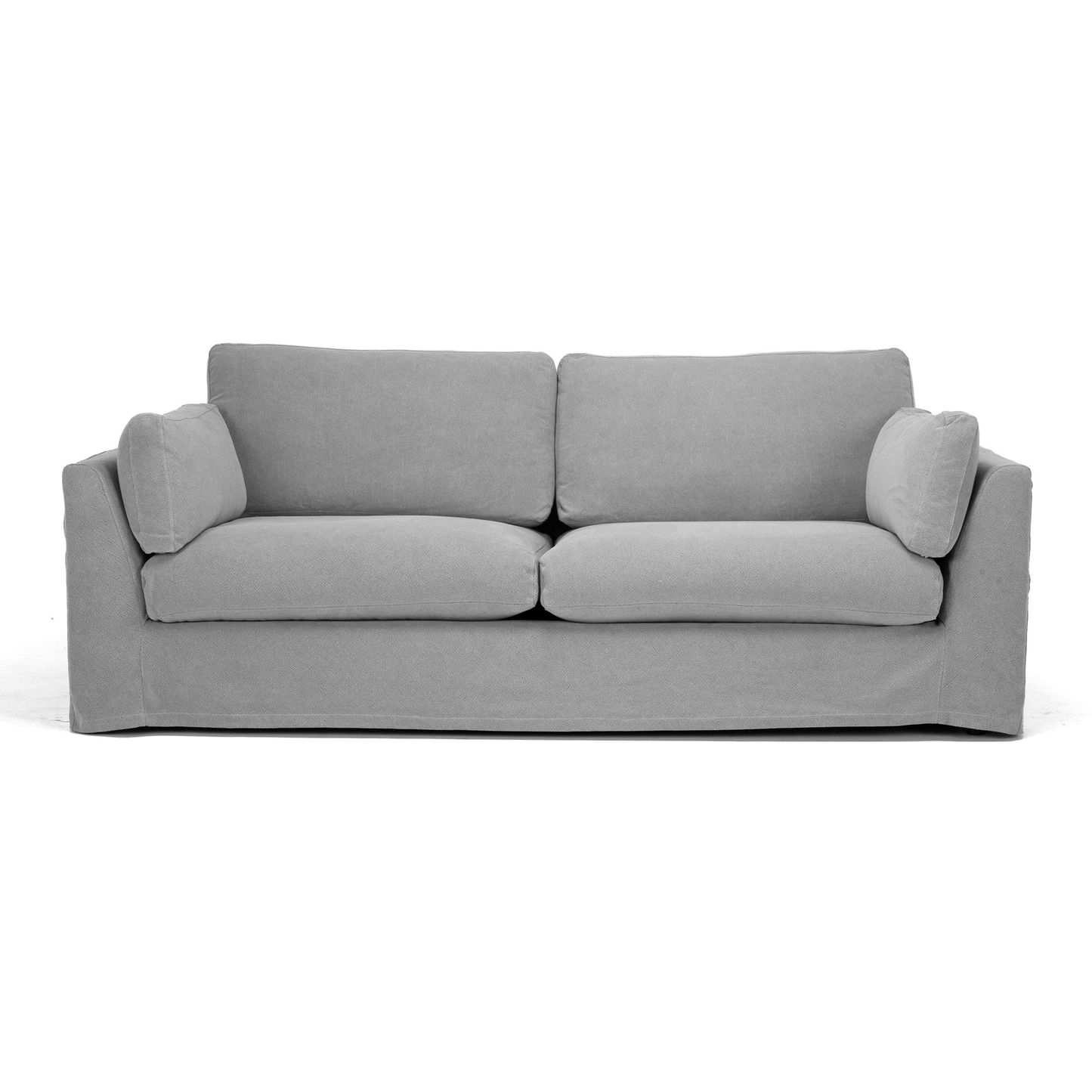 CARSON 3 Seat Slipcover Sofa - Cement