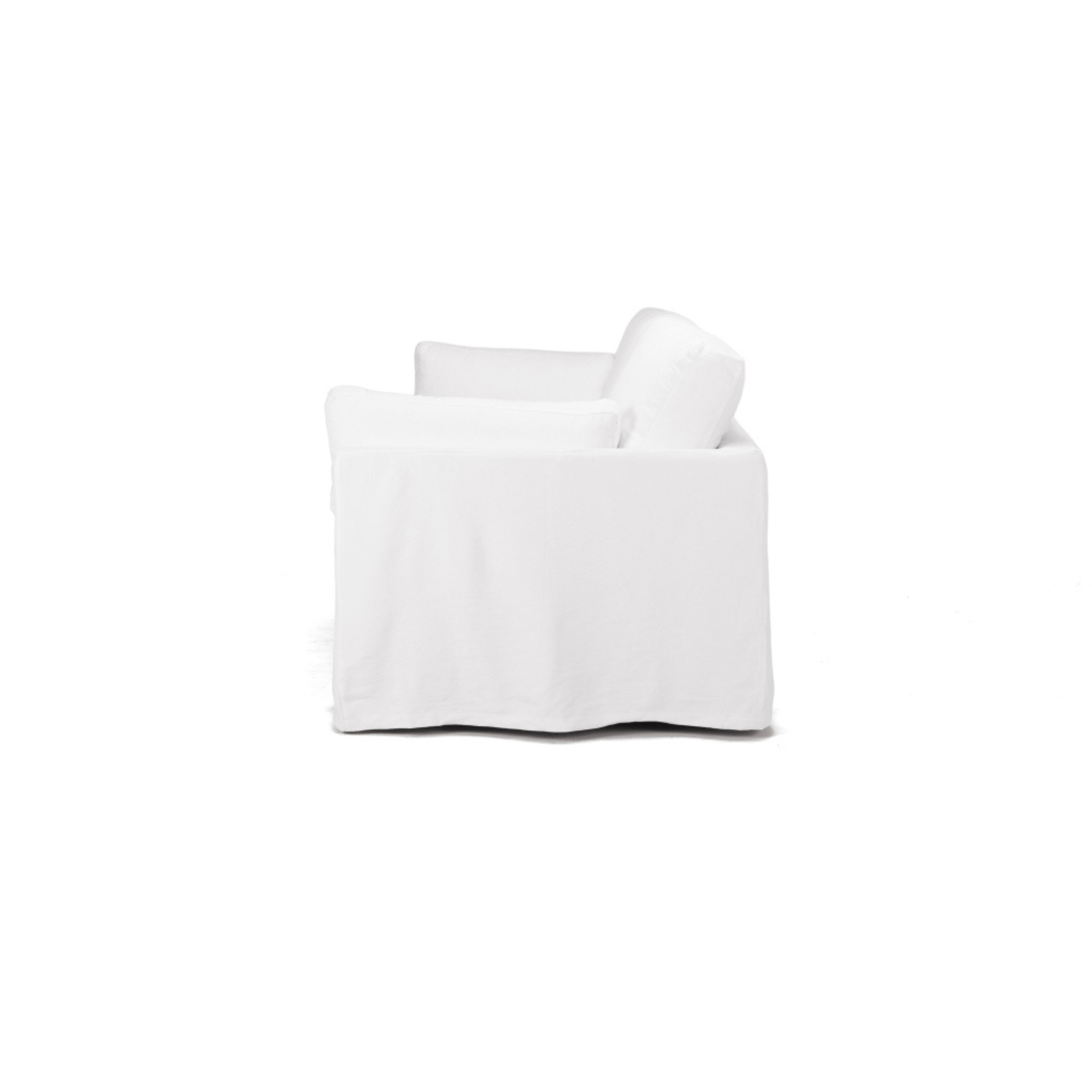 CARSON 3 Seat Slipcover Sofa - White