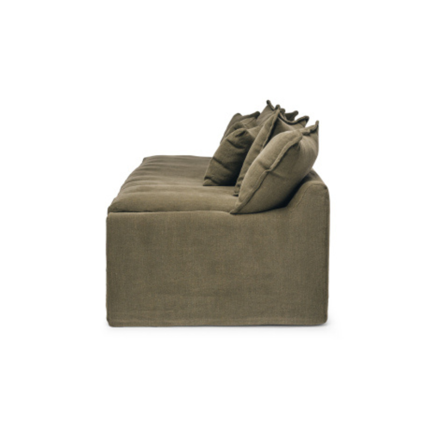 CLOUD 3 Seat Slipcover Sofa/Daybed - Khaki