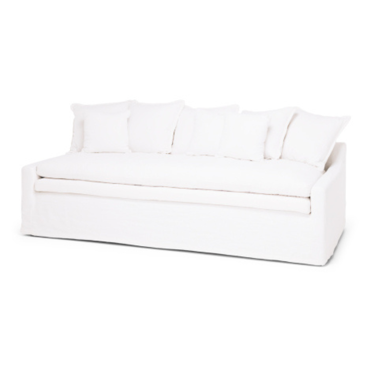CLOUD 3 Seat Slipcover Sofa/Daybed - White