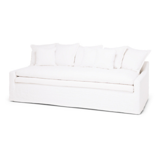 CLOUD 3 Seat Slipcover Sofa/Daybed - White