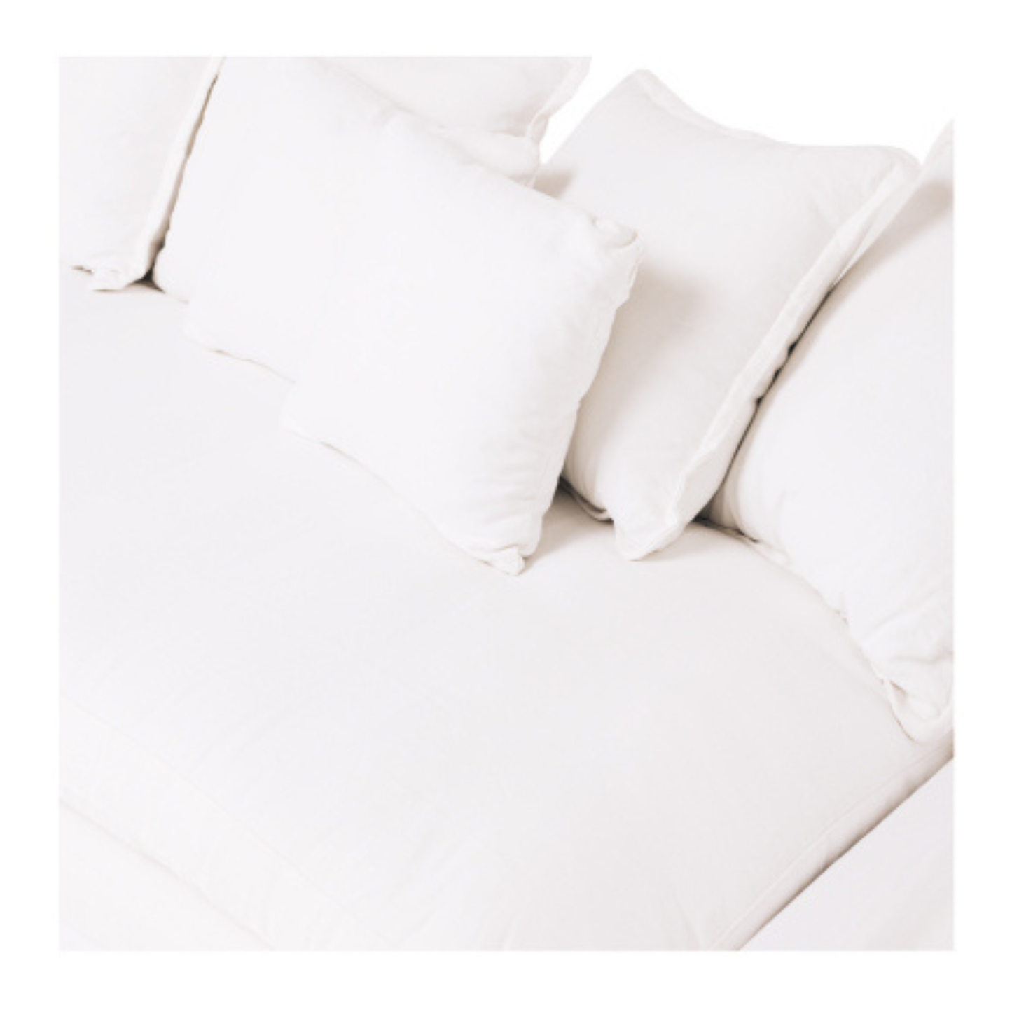 CLOUD 3 Seat Slipcover Sofa/Daybed - White