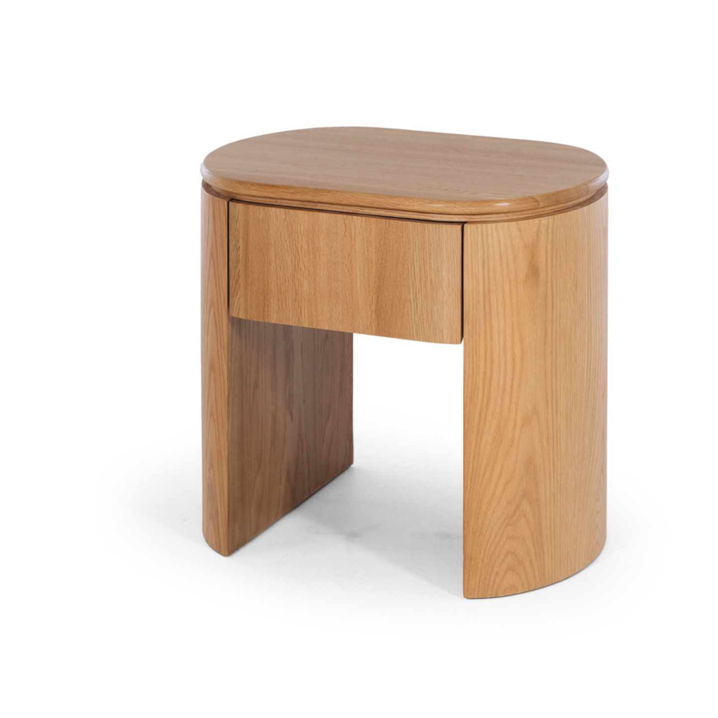 Clover Natural Oak Bedside 1 drw (Oak Top)