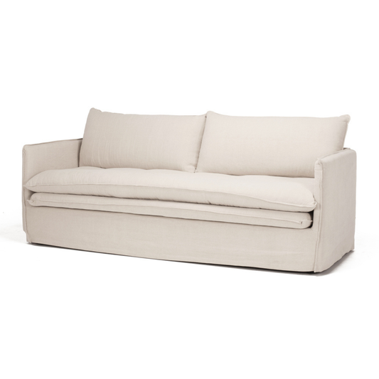 HAMILTON 3 Seat Slipcover Sofa - Oatmeal