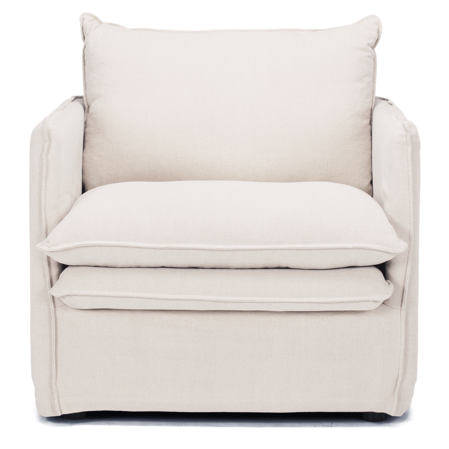 HAMILTON Armchair Slipcover Sofa - Oatmeal