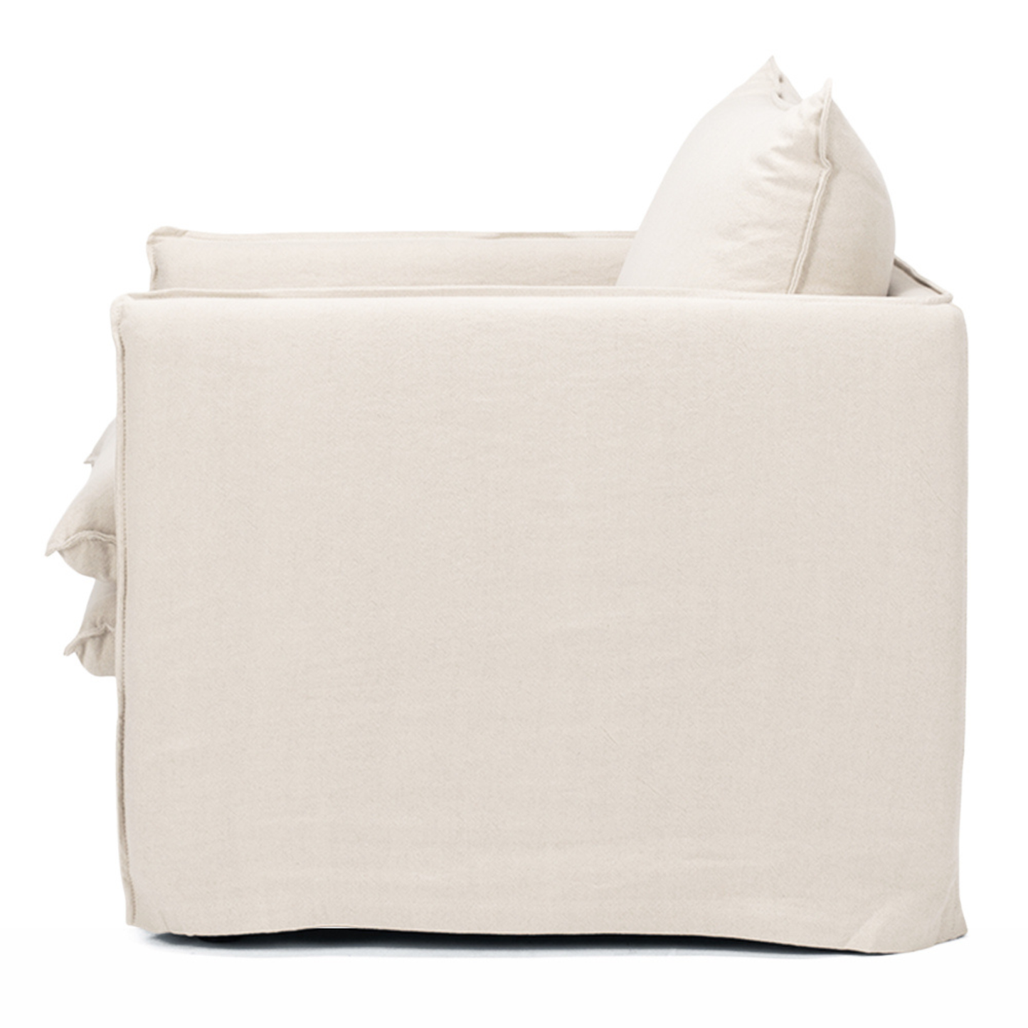 HAMILTON Armchair Slipcover Sofa - Oatmeal