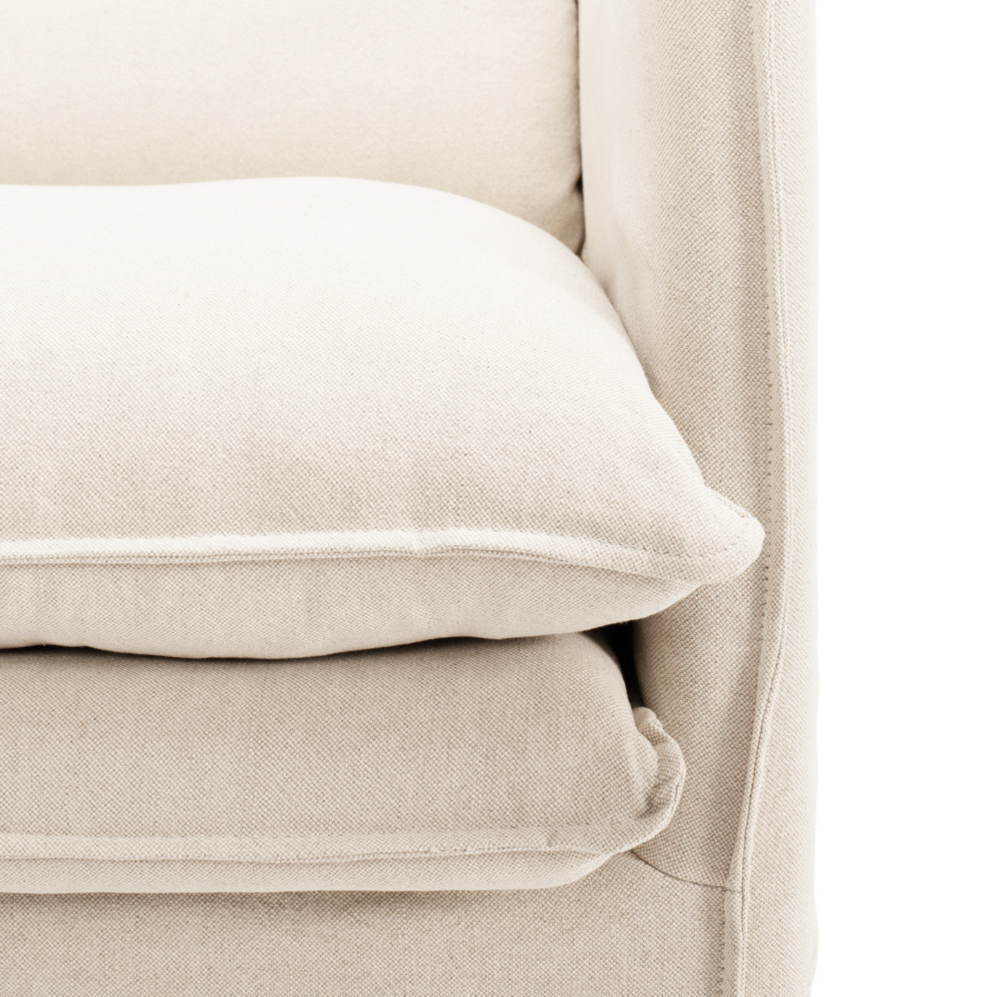 HAMILTON Armchair Slipcover Sofa - Oatmeal