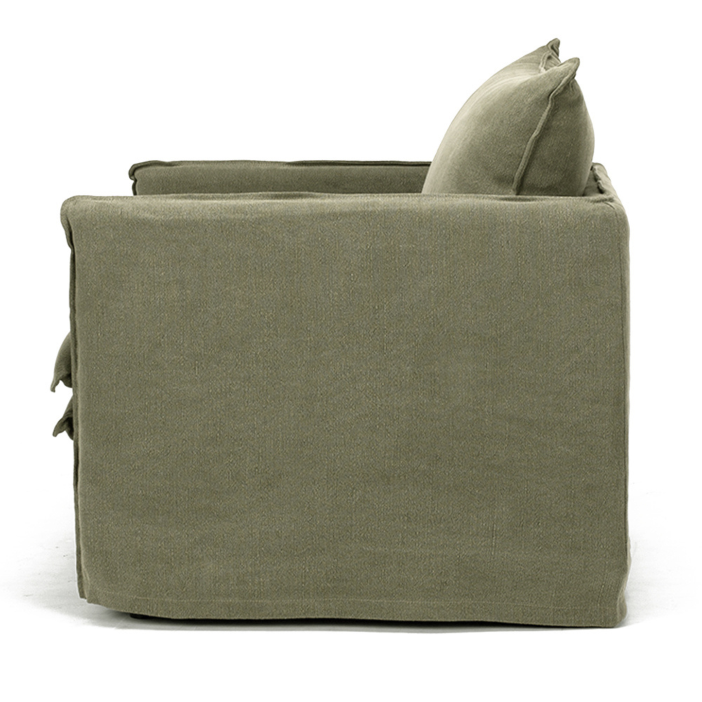 HAMILTON Armchair Slipcover Sofa - Khaki