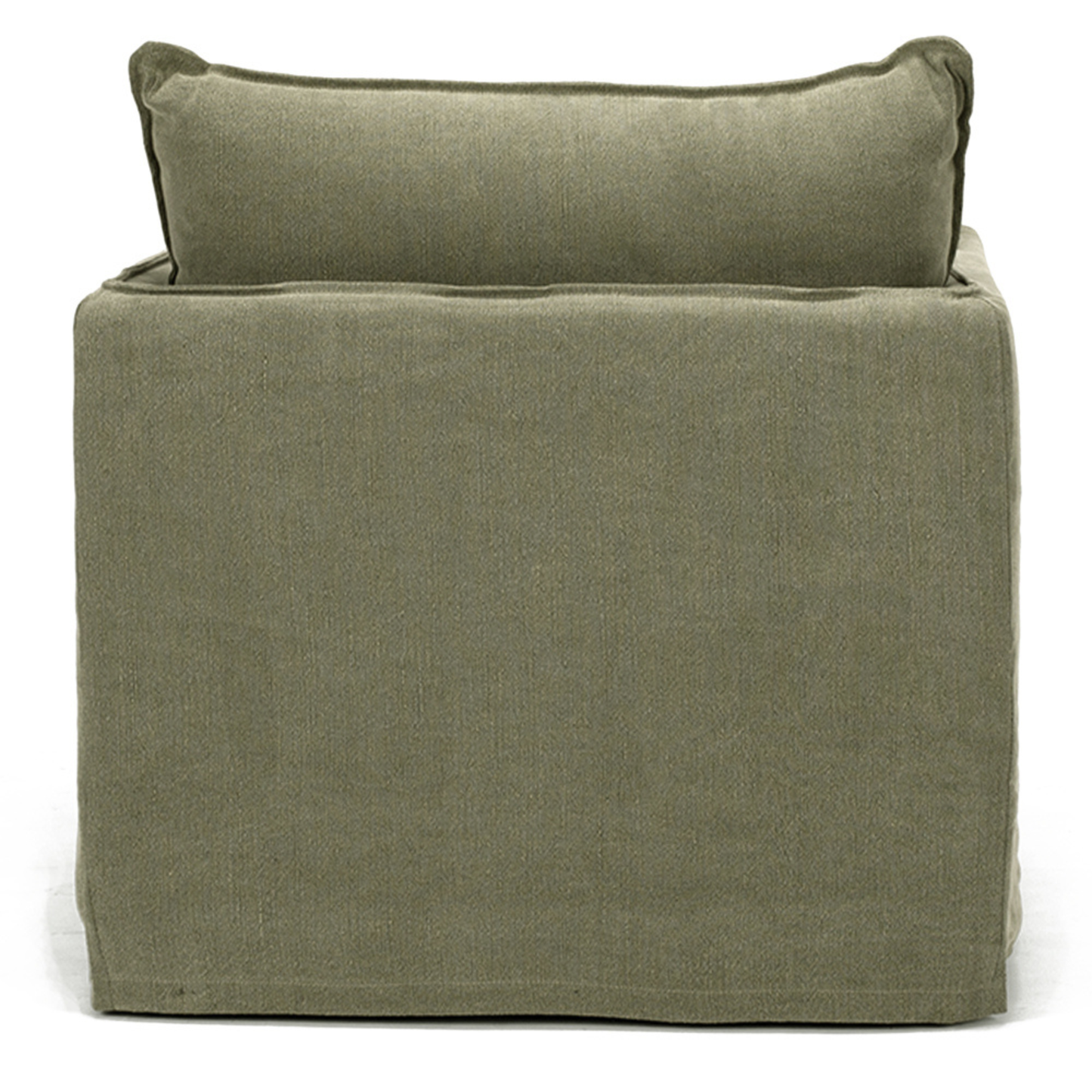 HAMILTON Armchair Slipcover Sofa - Khaki