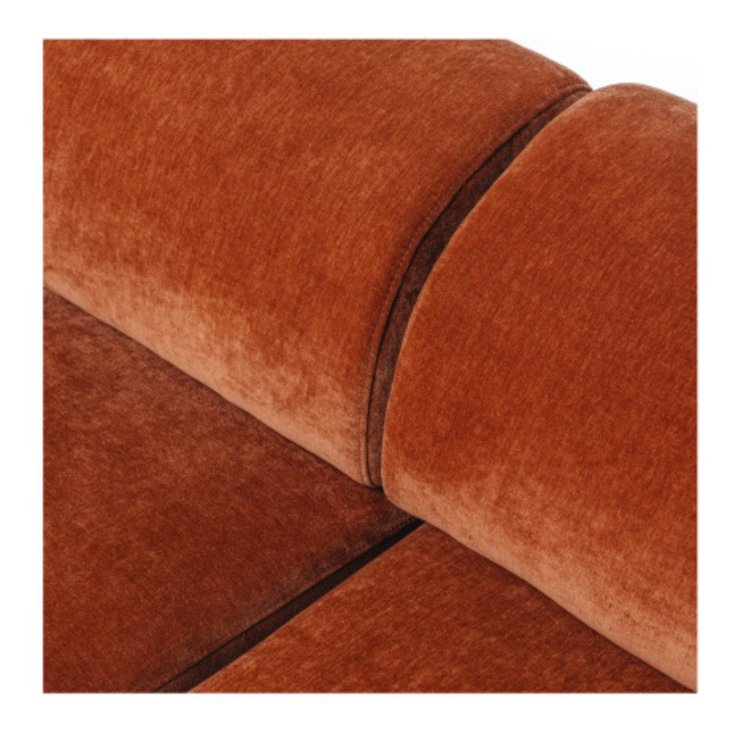 Harmony 4 Seater Modular Cnr Chaise Rust