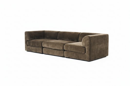 Harmony 3 Seater Modular Olive