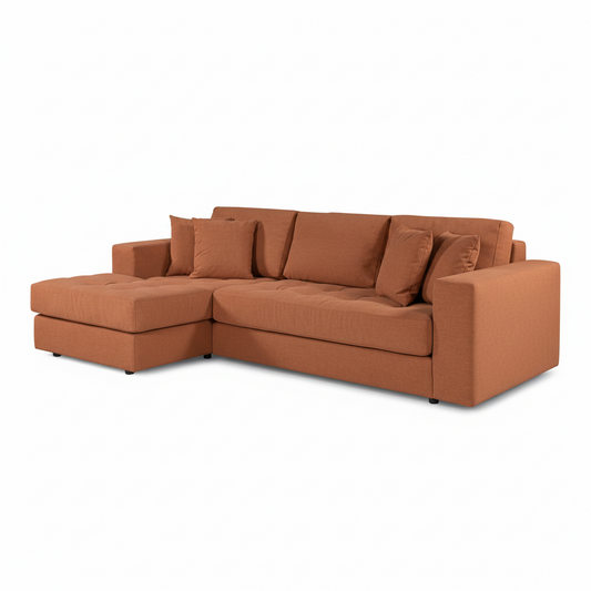 Hugo 3 Seater Chaise - Sunburn