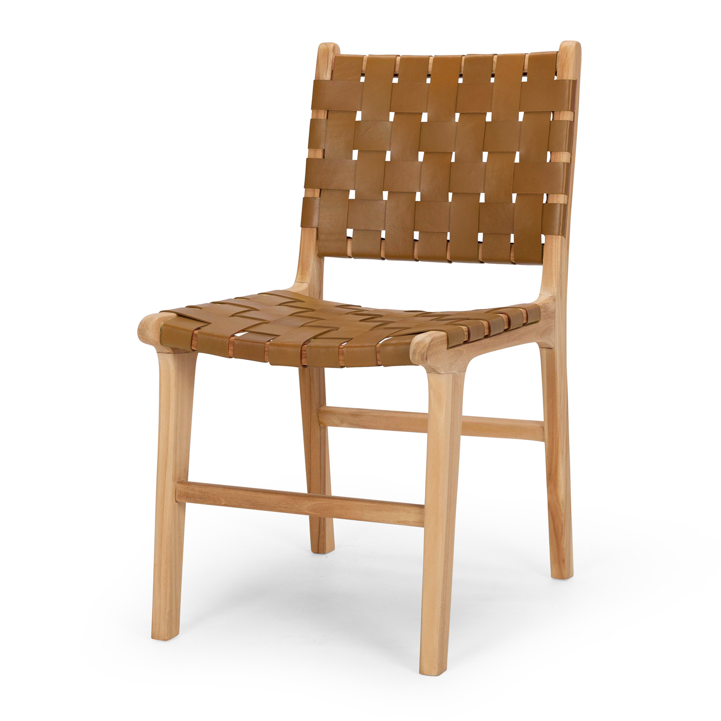 Indo Woven Dining Chair Saddle