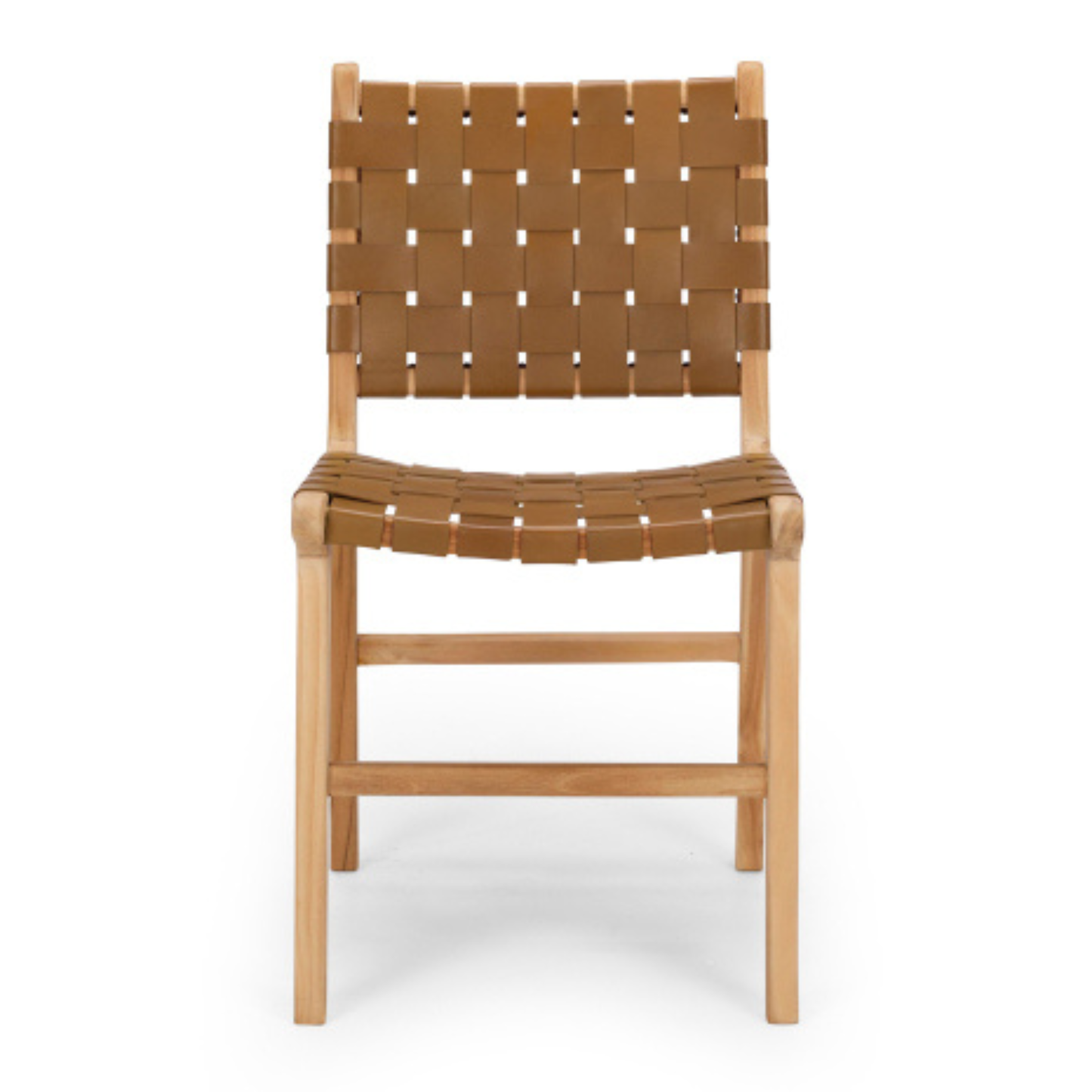 Indo Woven Dining Chair Saddle