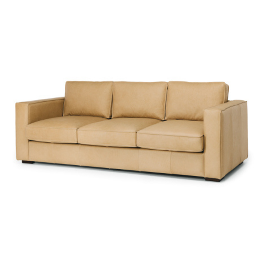 Maury 3-Seater in Ecru Leather