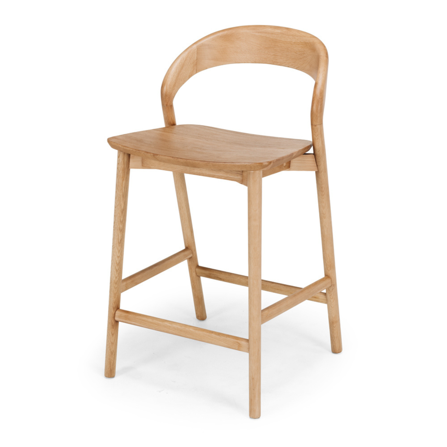 Meg Barstool Natural Solid Seat