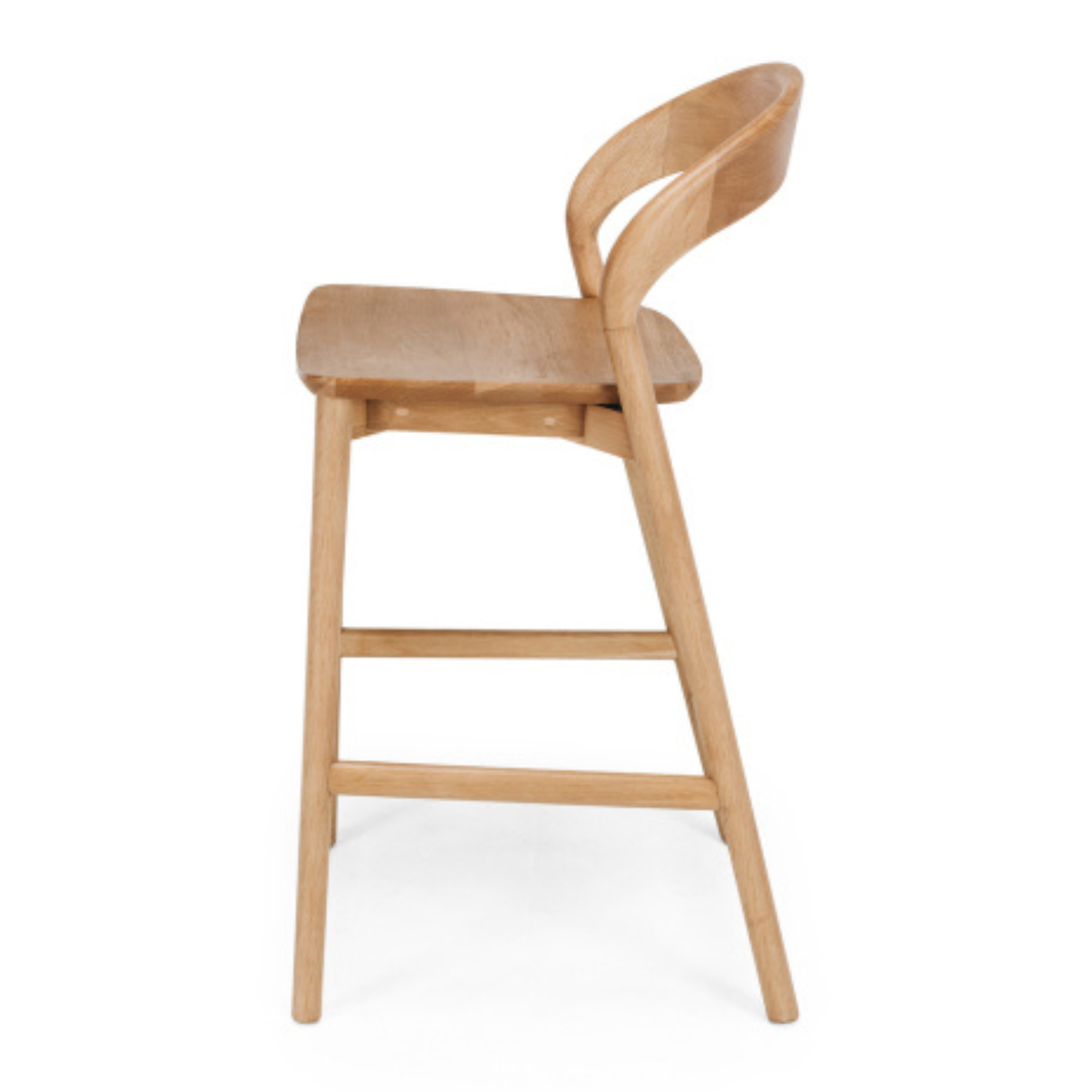 Meg Barstool Natural Solid Seat