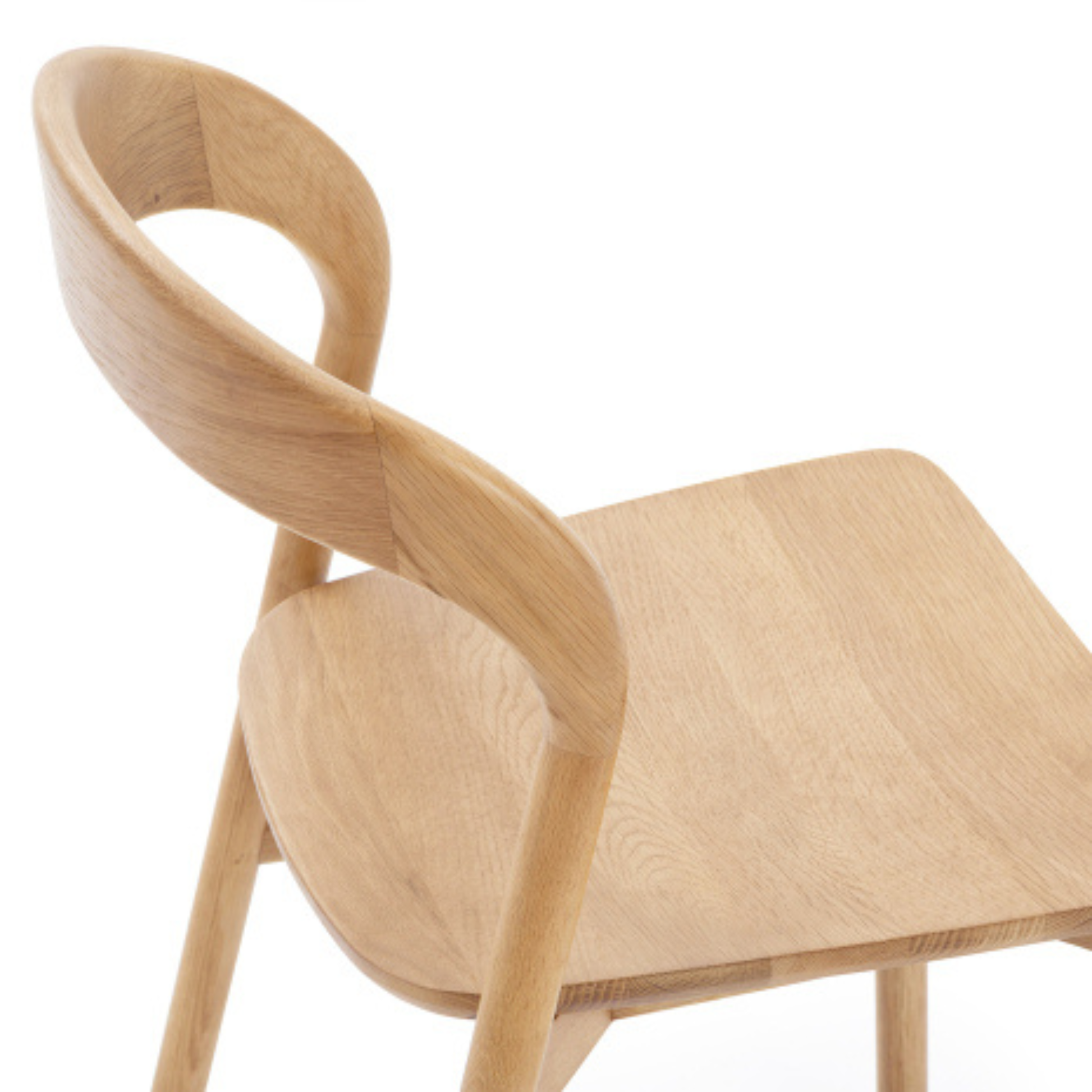 Meg Dining Chair Natural Solid Seat