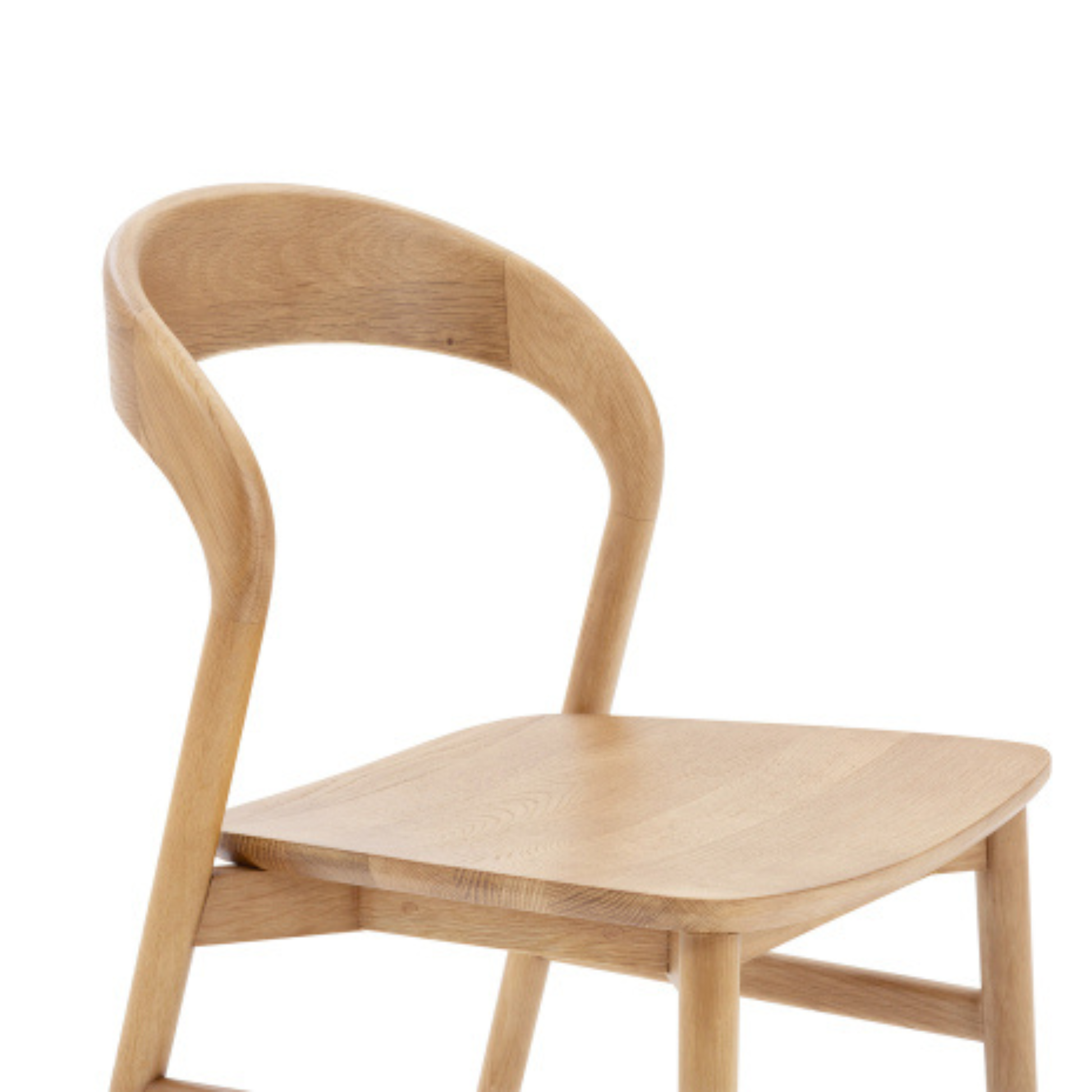 Meg Dining Chair Natural Solid Seat