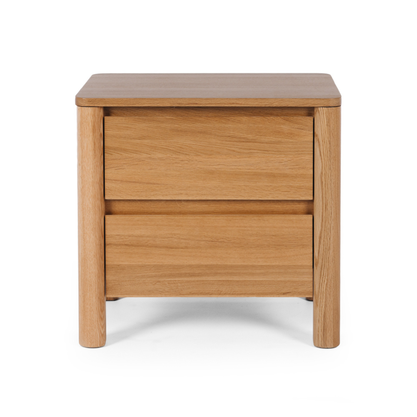 Meiko Natural Oak Bedside 2drw