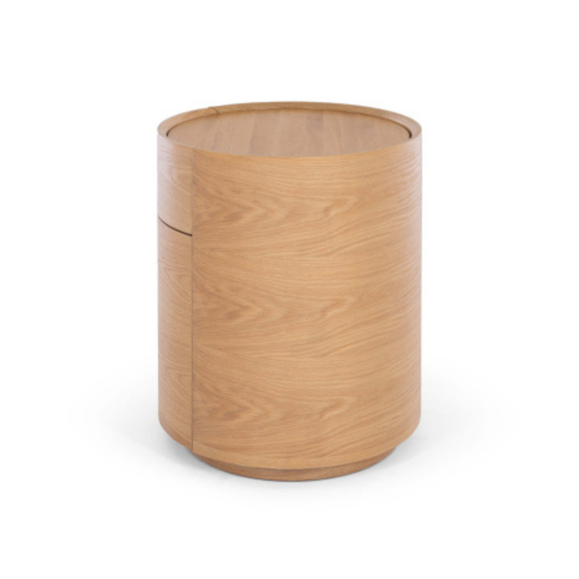 Muse Natural Oak Bedside 2drw (Oak Top)