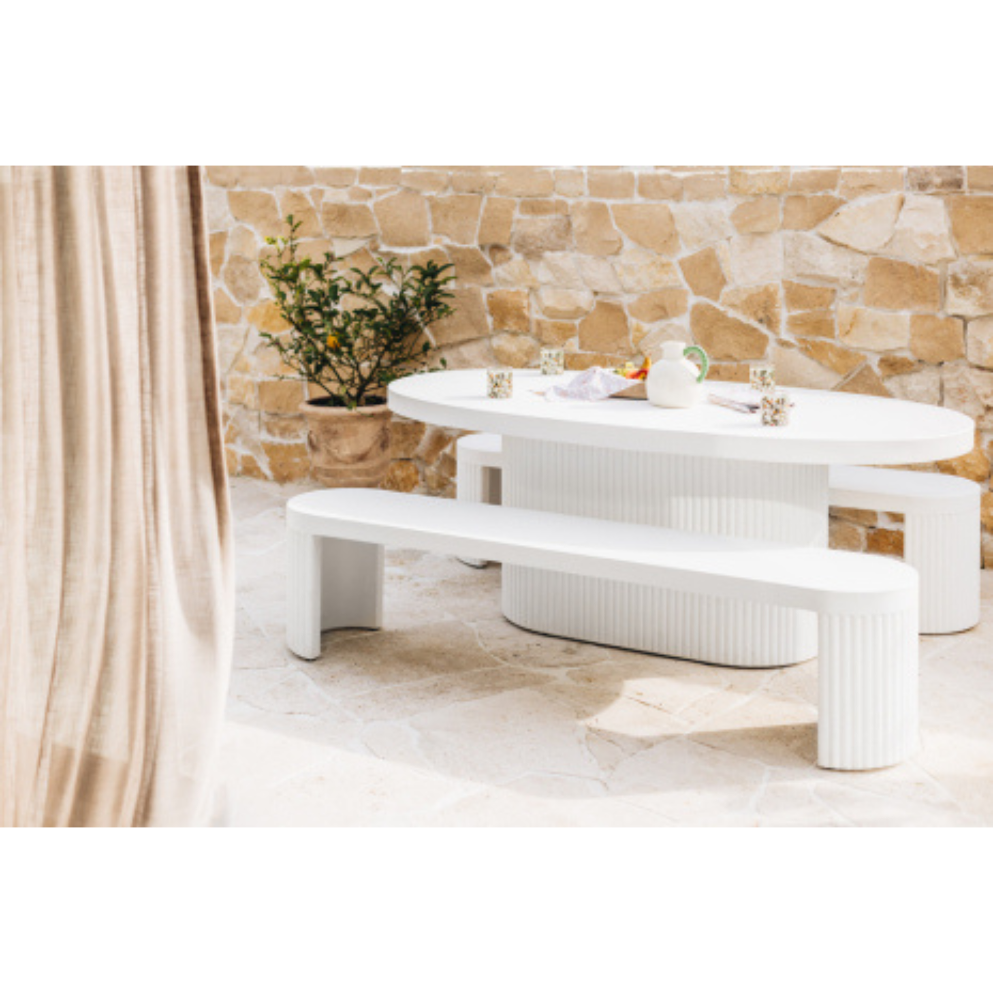 Palisade Concrete Outdoor Table 200