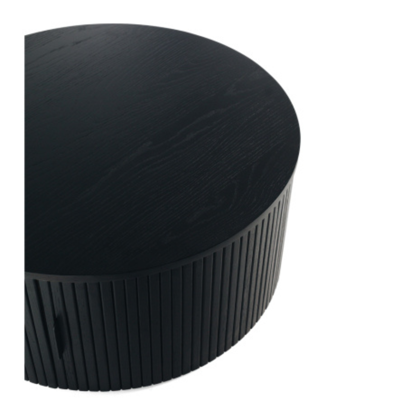 Palliser Round Coffee Table (Black Oak)