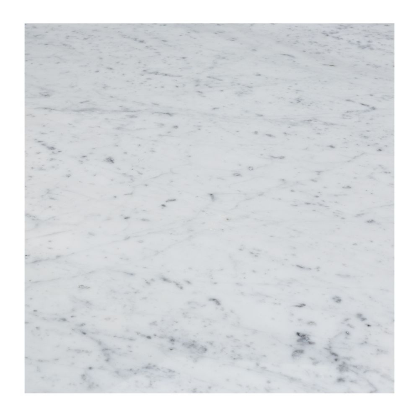 Radius 1m rd Marble Dining Table Black Oak Leg