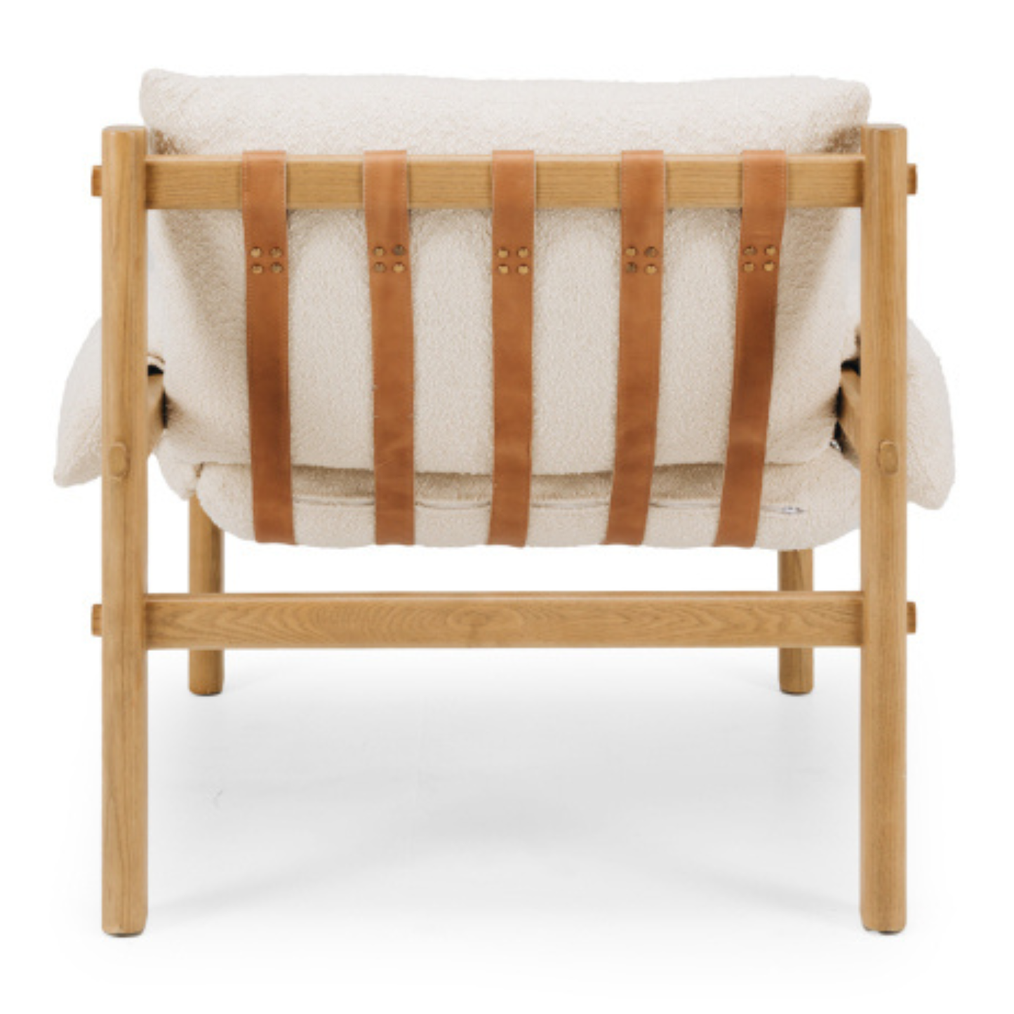 Retreat Armchair White Boucle