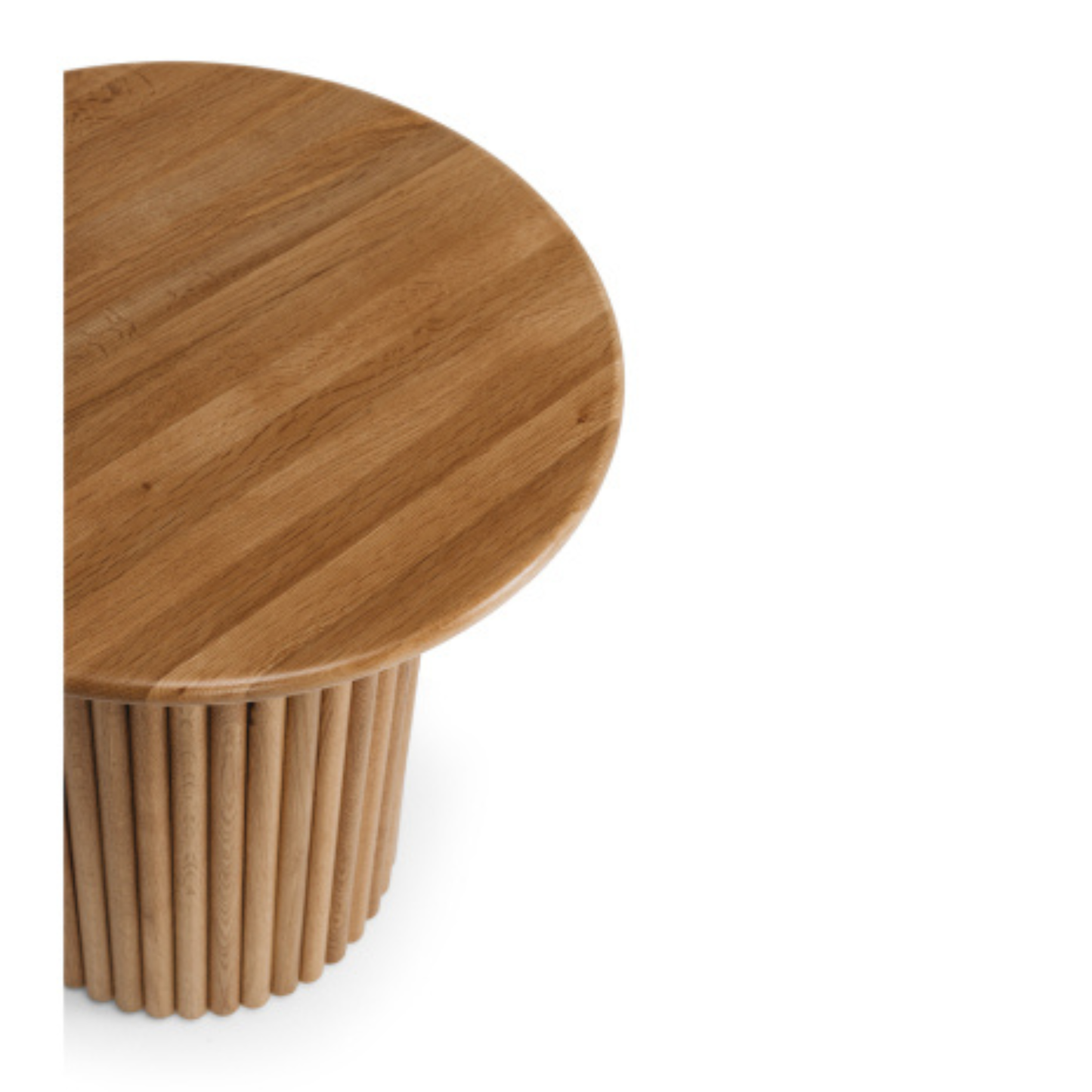 Rho Side Table 50rd (Natural Oak)