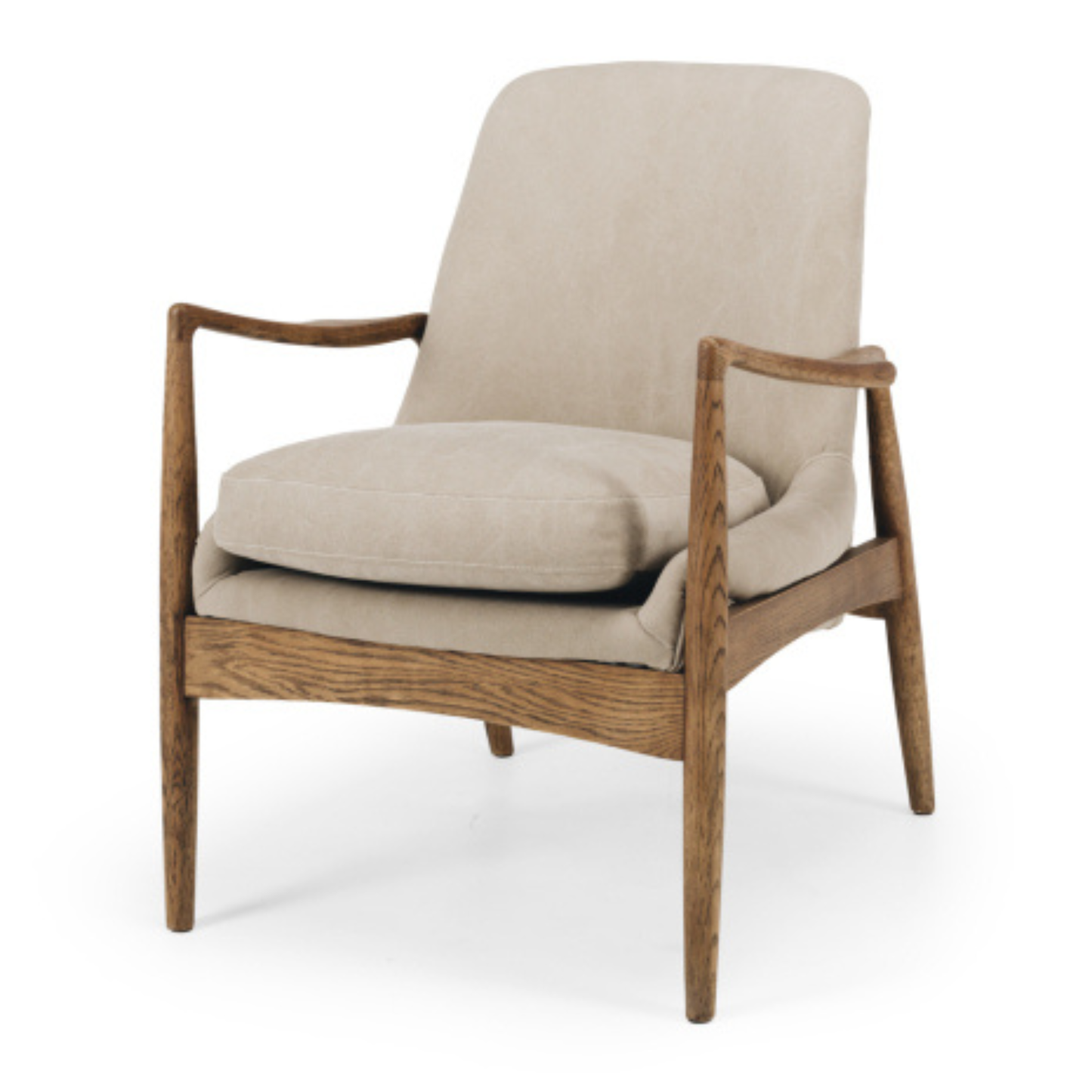Steiner Armchair FULL Canvas Cement