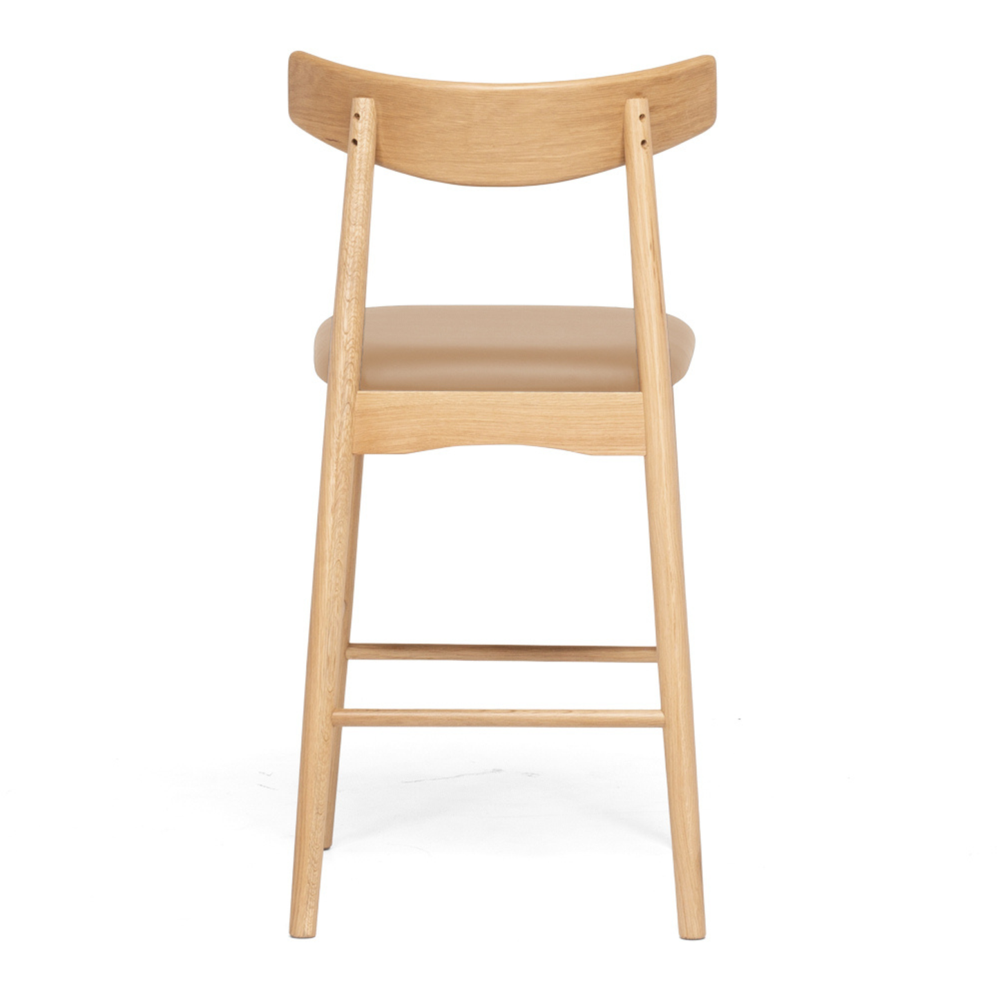 Wagner Barstool Natural Oak Tan PU