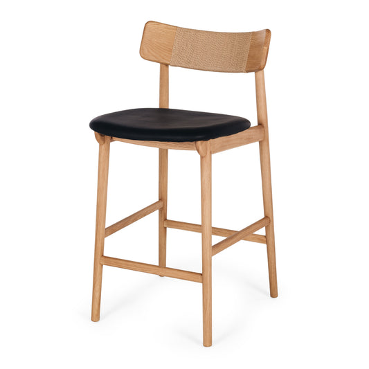 Niles Barstool Natural PU seat 