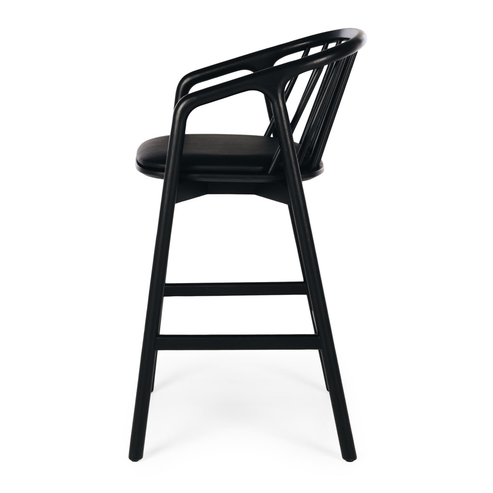 Nord Barstool Black PU Seat