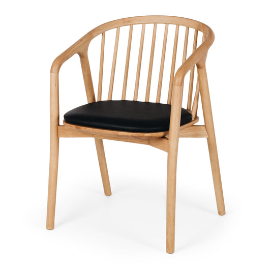 Nord Dining Chair Natural PU Seat