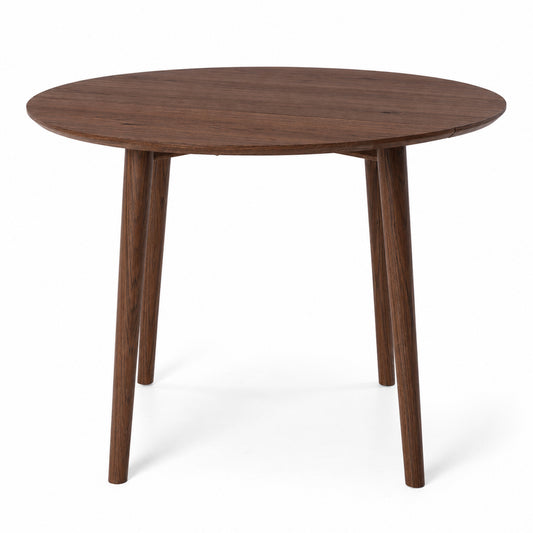 Nordik Dropleaf Table 100rd (Dark Oak)
