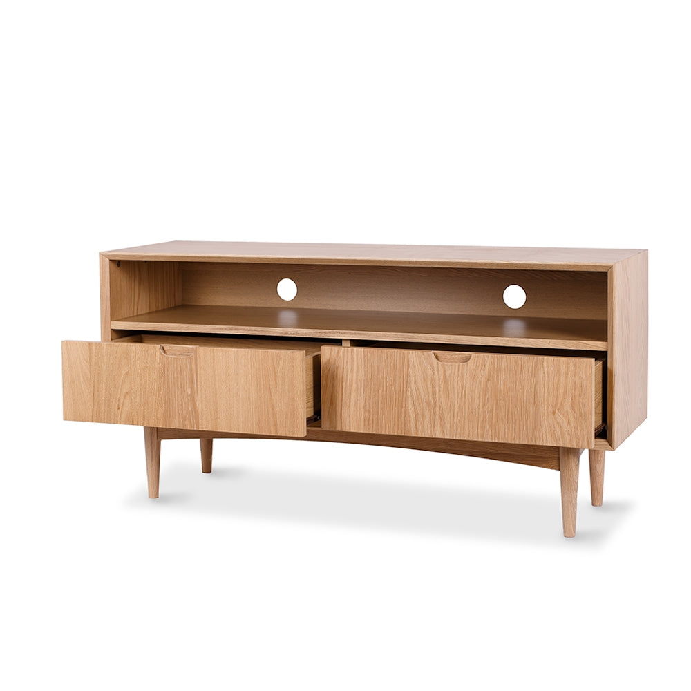 Oslo TV Unit Drawers Open 