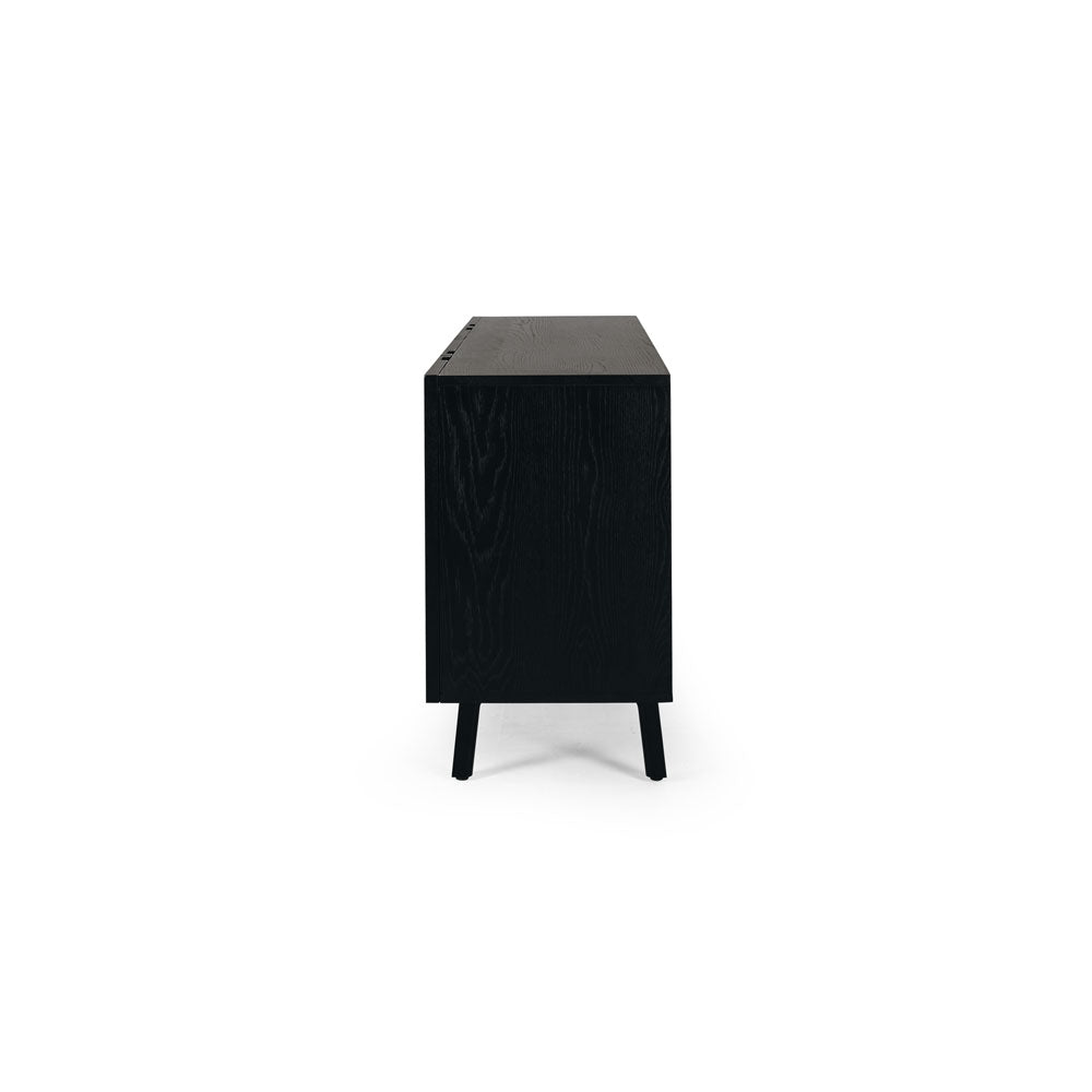 ARC Sideboard (Black Oak) End On - Furniture Direct 2U