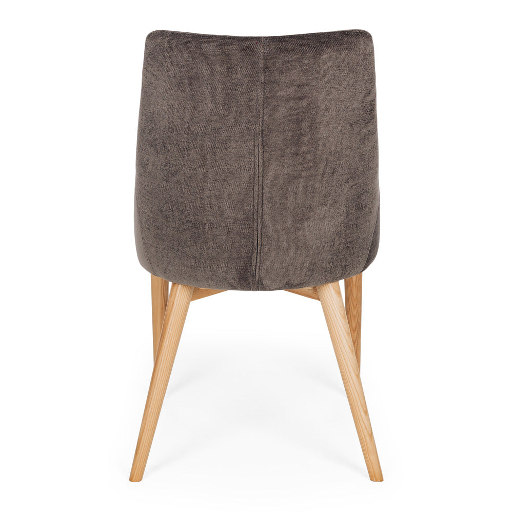 Eva Dining Chair New Dark Grey Danny Back