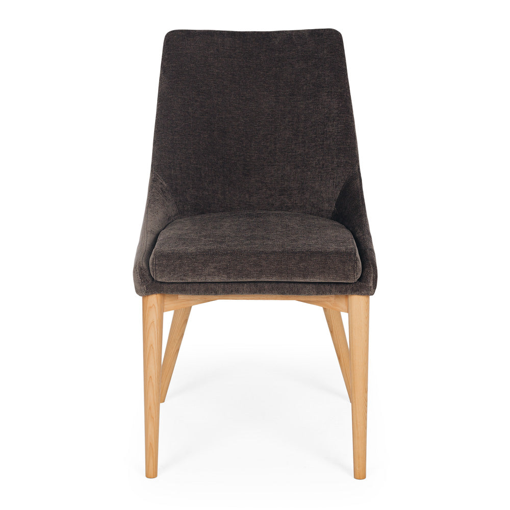 Eva Dining Chair New Dark Grey Danny Front 