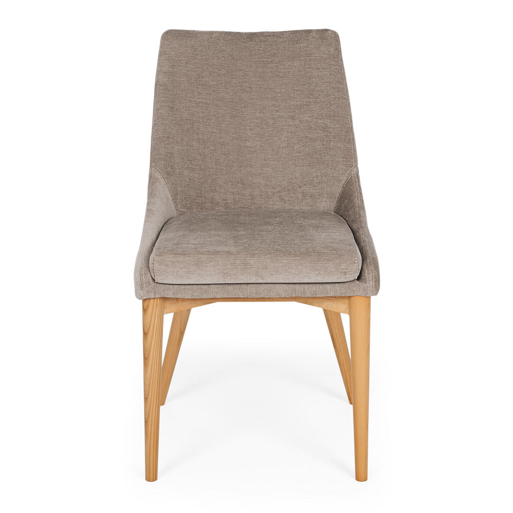 Eva Dining Chair Grey Mist Front 