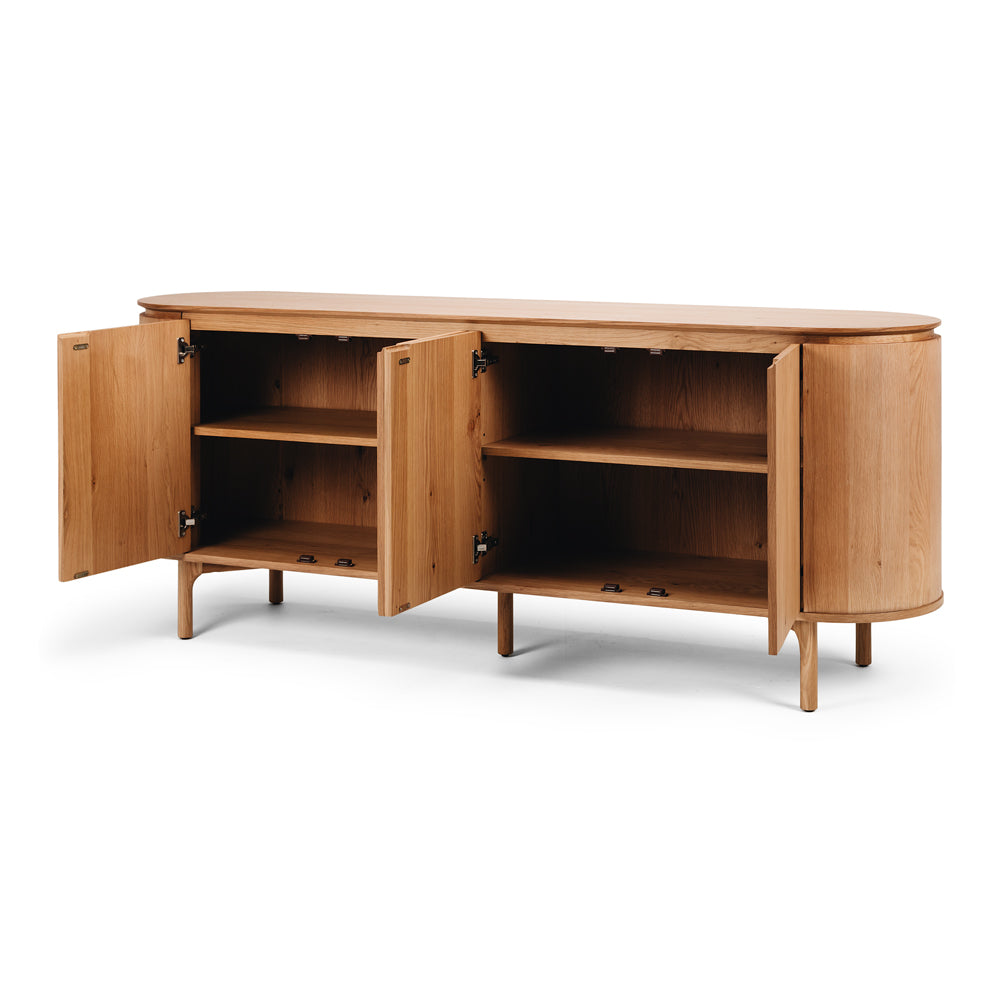 Kontur Natural Sideboard Doors Open